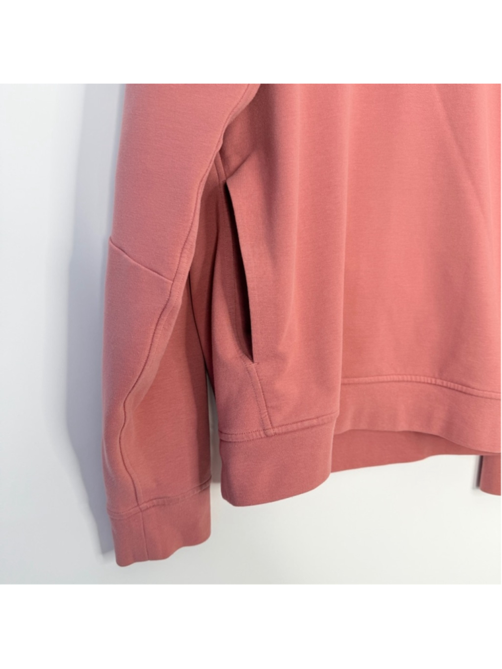 Lululemon City Sweat Pullover Hoodie French Terry Size M Brier Rose #0048 - Picture 6 of 17